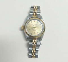 1991 LADIES ROLEX OYSTER PERPETUAL TWO TONE DIAMOND DIAL JUBILEE 24MM REF 67193