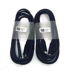 2 x Dell OEM USB-C to USB-C 3.1 Gen 2 Cable - 6-Feet 100W Power Delivery - 10Gbps - DP Alt Mode