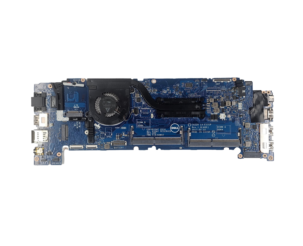 Dell OEM Latitude 7480 Motherboard System Board i7 2.6GHz - Thunderbolt 3 - 0FFTYF / 4GTKN