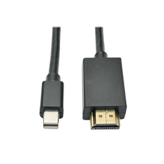 6 Foot Mini Display Port to HDMI Cable