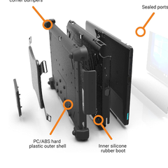 Mobile Demand XTablet 10B 10" Rugged Tablet with Keyboard Win 11 Pro