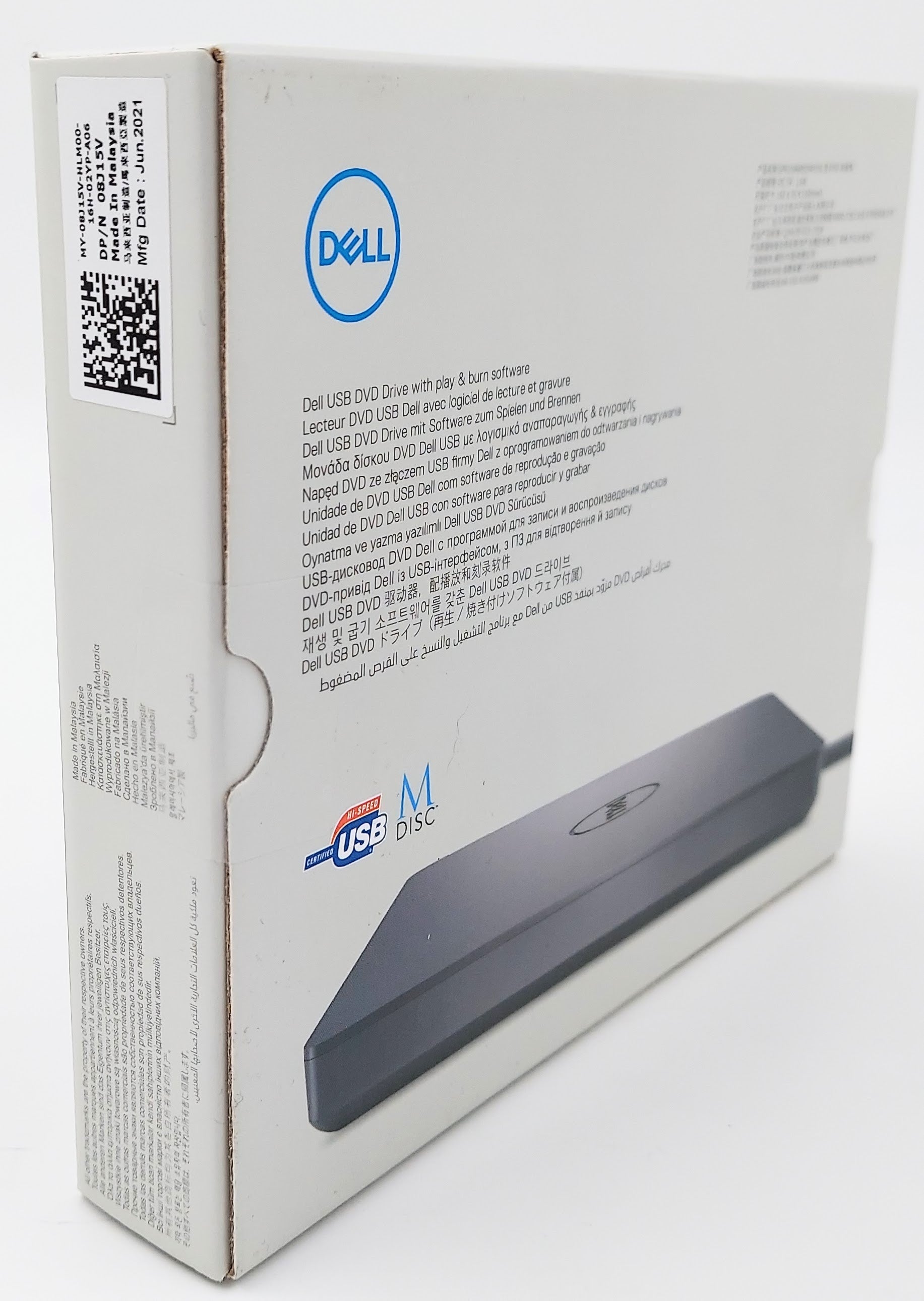 Dell USB Slim DVD Drive DW316 NEW IN BOX