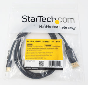 Startech 6ft Mini DisplayPort to DisplayPort Adapter Cable MDP2DPMM6