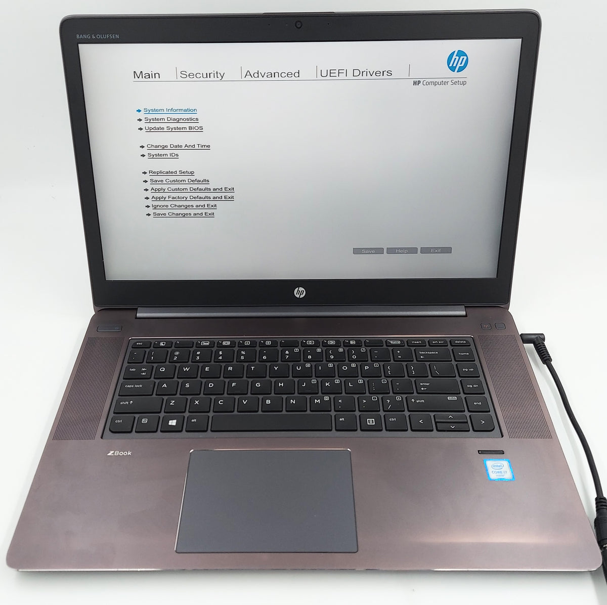 HP ZBook Studio G3 i7-6700HQ 15.6" 2.6GHz 16GB RAM 512GB SSD 4GB Graphics Card 4K Display - Win 10 Pro