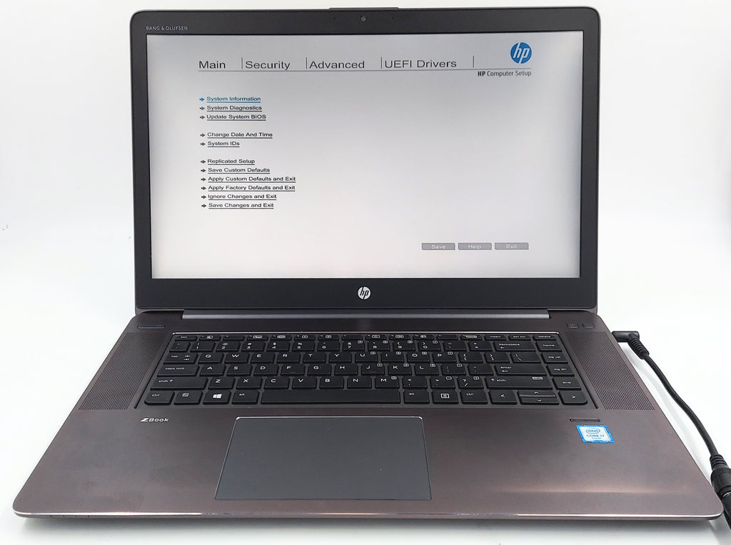 HP ZBook Studio G3 i7-6700HQ 15.6" 2.6GHz 16GB RAM 512GB SSD 4GB Graphics Card 4K Display - Win 10 Pro