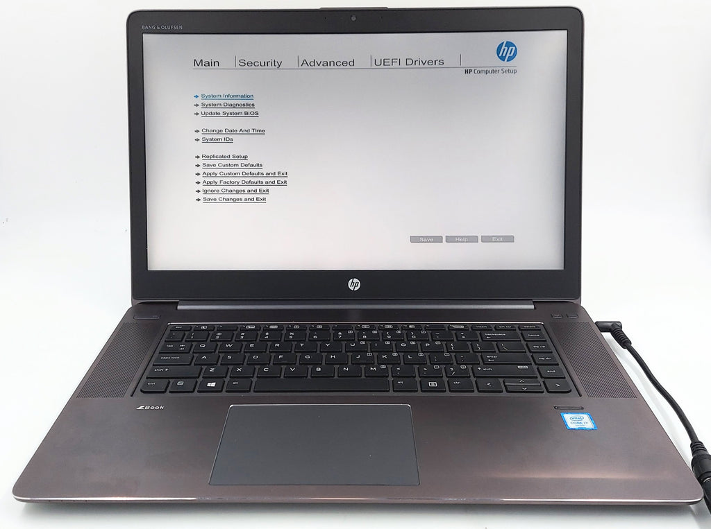 HP ZBook Studio G3 i7-6700HQ 15.6" 2.6GHz 16GB RAM 512GB SSD 4GB Graphics Card 4K Display - Win 10 Pro B Condition