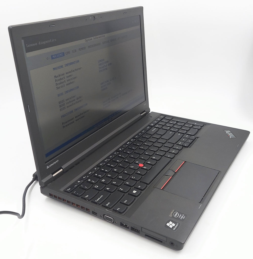 Lenovo ThinkPad W541 i7-4810MQ 8GB RAM 512GB SSD - Win 10 Pro B Condition