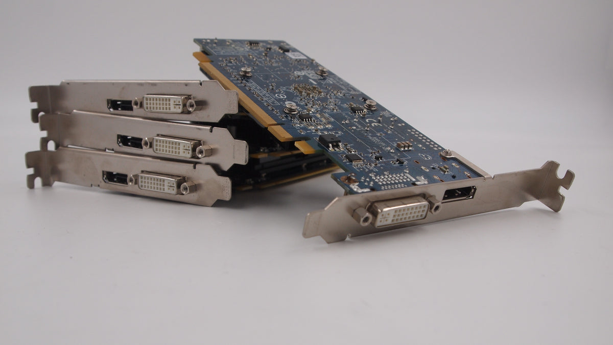 Lot of 4 AMD ATI Radeon HD 1322-00k0000 1GB PCIe DVI DP Video Card