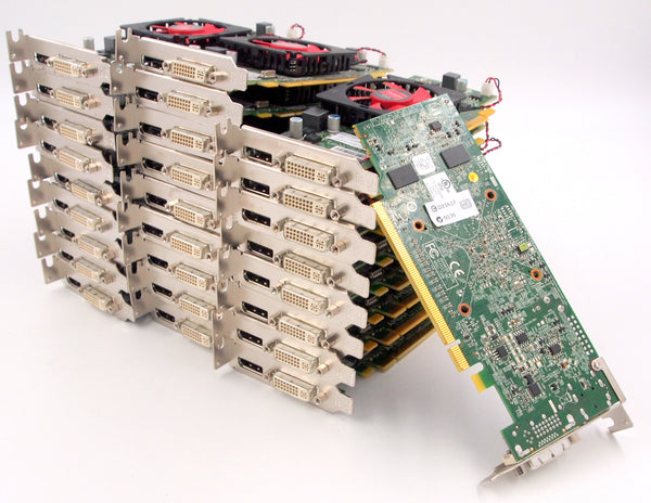 Lot of 27 AMD Radeon HD6450 KCC-REM-ATI-102-C26405 LP PCIe 1GB Video Graphics Card