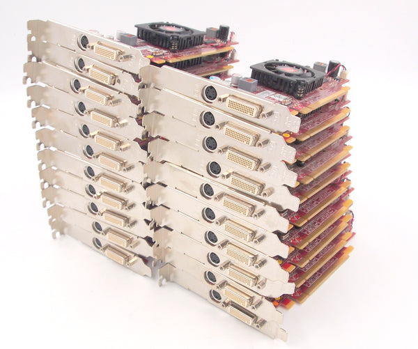 Lot of 21 ATI Radeon HD 4550 512MB PCIe x16 Graphics Card 584217-001 584081-001