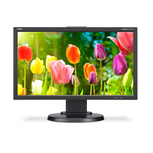 Load image into Gallery viewer, 2 x NEC ea203wi 20&quot; Widescreen Eco Friendly Monitor with Dual Monitor Stand (C-Clamp)
